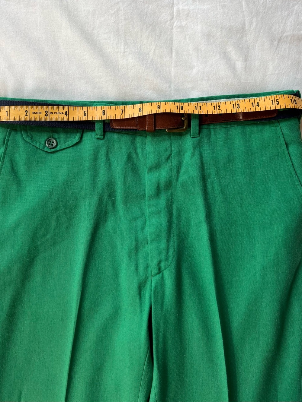 Vintage Emerald Green Men’s Country Club Golf Pants - Picture 3 of 5